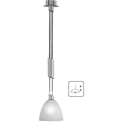 WOFI Savannah Lámpara de techo colgante (1 luz), color blanco WOFI Savannah Lámpara de techo colgante (1 luz), color blanco