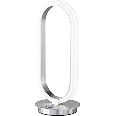 WOFI Newa Lámpara de mesa (plástico, 8,5 W, aluminio cepillado, 32 x 14 x 13 cm) WOFI Newa Lámpara de mesa (plástico, 8,5 W, aluminio cepillado, 32 x 14 x 13 cm)