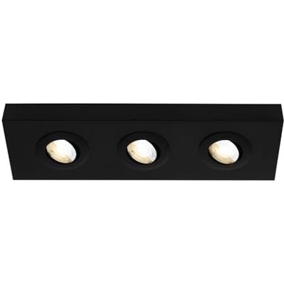 Briloner - CTS - Negro - 3x4W - Luz de Techo Briloner - CTS - Negro - 3x4W - Luz de Techo