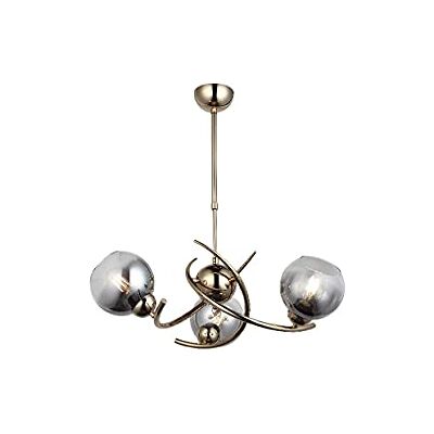 Homemania Candelabro de Suspensión, Oro, Max 40W Homemania Candelabro de Suspensión, Oro, Max 40W