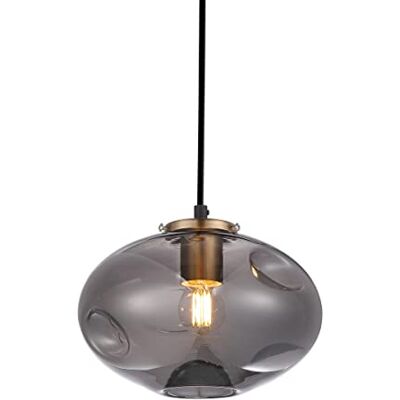 Italux Hatella Lámpara de techo colgante moderna de 1 luz, globo, E27 Italux Hatella Lámpara de techo colgante moderna de 1 luz, globo, E27