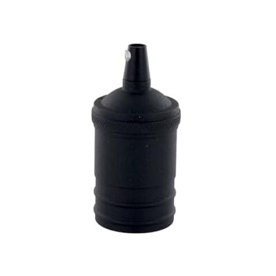 CHACON Casquillo de aluminio liso negro CHACON Casquillo de aluminio liso negro