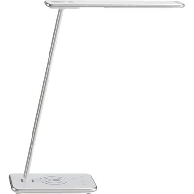 Unilux , Lámpara de Escritorio LED Jazz, Puerto USB, Cargador Inalámbrico, Control de Temperatura e Intensidad Táctil, Color Gris Metalizado Unilux , Lámpara de Escritorio LED Jazz, Puerto USB, Cargador Inalámbrico, Control de Temperatura e Intensidad Táctil, Color Gris Metalizado