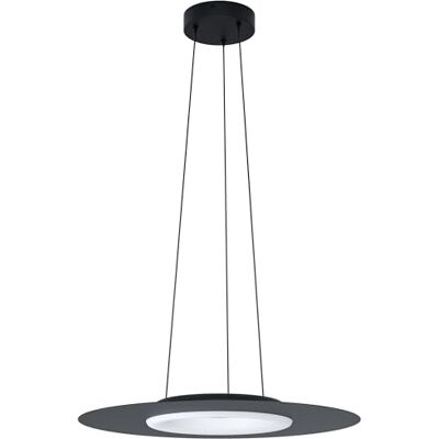 Eglo Lámpara colgante connect LED Compo Rosso-C, 1 luz, acero y plástico negro y blanco, cambio de temperatura (cálida, neutra, fría), RGB, regulable, Ø 58 cm Eglo Lámpara colgante connect LED Compo Rosso-C, 1 luz, acero y plástico negro y blanco, cambio de temperatura (cálida, neutra, fría), RGB, regulable, Ø 58 cm