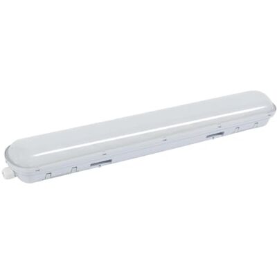 Gefom Regleta impermeable IP65 LED (54 cm, 10 W, 1100 lm, ), color blanco Gefom Regleta impermeable IP65 LED (54 cm, 10 W, 1100 lm, ), color blanco