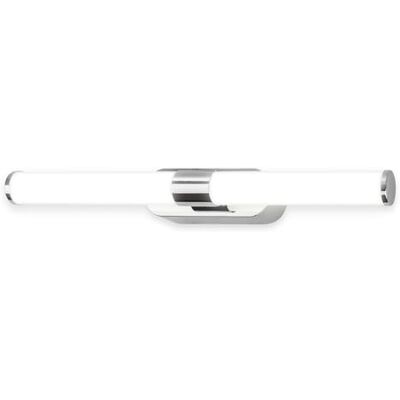 Briloner Aplique espejo baño IP44, resistente a las salpicaduras, montada en la pared, 4.000K blanco neutro, apliques espejo de baño, 40x6,5x4,5cm, cromo Briloner Aplique espejo baño IP44, resistente a las salpicaduras, montada en la pared, 4.000K blanco neutro, apliques espejo de baño, 40x6,5x4,5cm, cromo
