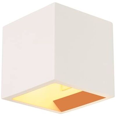SLV Blanco PLASTRA/iluminación Interior, luminaria de Superficie de Pared, proyector de Techo/G9 42.W () SLV Blanco PLASTRA/iluminación Interior, luminaria de Superficie de Pared, proyector de Techo/G9 42.W ()