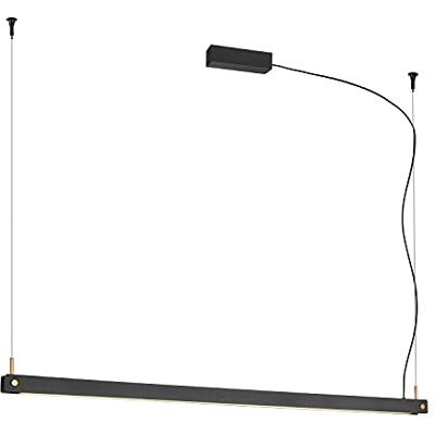 SLV luminaria de suspensión NOYA PD PHASE/Lámpara de salón, iluminación de interior, luminaria colgante de comedor, led, luminaria de techo / 2700/3000K 32 W 1861 / 2025lm negro regulable 115 grados SLV luminaria de suspensión NOYA PD PHASE/Lámpara de salón, iluminación de interior, luminaria colgante de comedor, led, luminaria de techo / 2700/3000K 32 W 1861 / 2025lm negro regulable 115 grados
