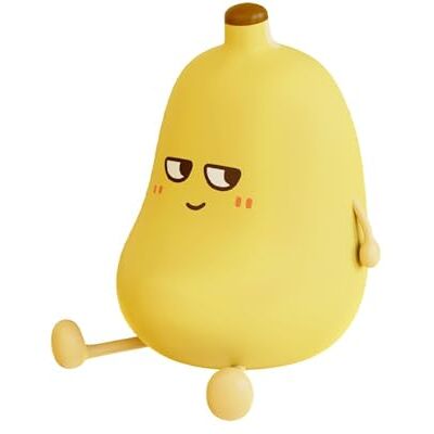 wonderlamp Luz nocturna infantil quitamiedos con temporizador y forma de plátano LED 1W Charles wonderlamp Luz nocturna infantil quitamiedos con temporizador y forma de plátano LED 1W Charles
