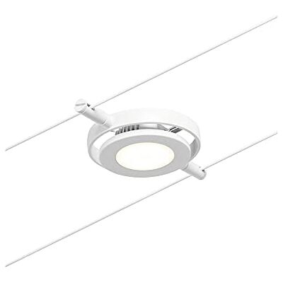 Paulmann Sistema de cables LED Spot RoundMac CC incl. 1x4,5 W, ampliable, blanco, cromo, cable metal, 3000 K Paulmann Sistema de cables LED Spot RoundMac CC incl. 1x4,5 W, ampliable, blanco, cromo, cable metal, 3000 K