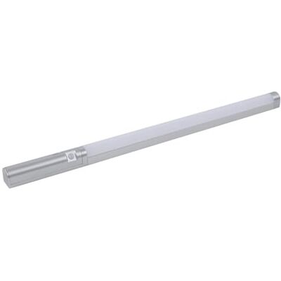 Gefom Regleta LED recargable, color plateado Gefom Regleta LED recargable, color plateado