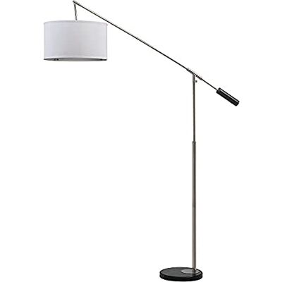 SAFAVIEH Lámpara de pie E27, 13 W, Plata, 158 x 45 x 217.17 cm SAFAVIEH Lámpara de pie E27, 13 W, Plata, 158 x 45 x 217.17 cm