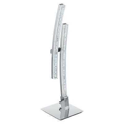 Eglo Lámpara de mesa LED Pertini, lámpara de noche de acero Eglo Lámpara de mesa LED Pertini, lámpara de noche de acero