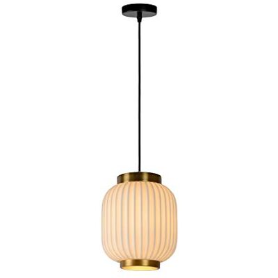 LUCIDE GOSSE Lámpara colgante Ø 19,5 cm 1xE27 Blanco LUCIDE GOSSE Lámpara colgante Ø 19,5 cm 1xE27 Blanco