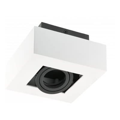 GTV lighting Aster Lámpara de techo (220-240 V, 50/60 Hz, GU10, máx. 20 W, IP20, aluminio, blanco simple) GTV lighting Aster Lámpara de techo (220-240 V, 50/60 Hz, GU10, máx. 20 W, IP20, aluminio, blanco simple)