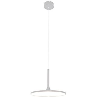 LUSSIOL Lámpara colgante (metal, 31 x 33 cm), color blanco LUSSIOL Lámpara colgante (metal, 31 x 33 cm), color blanco