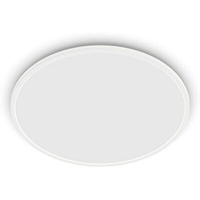 Philips Plafón SuperSlim, lámpara de techo LED de exterior, color blanco, luz blanca neutra, 15W Philips Plafón SuperSlim, lámpara de techo LED de exterior, color blanco, luz blanca neutra, 15W