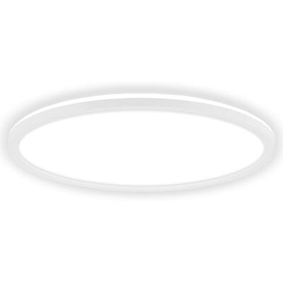 Briloner Lampara techo LED con luz indirecta, diseño plano, regulable por niveles, luz blanco neutro, plafon LED, lamparas de salón, lampara dormitorio, 42 x 3 cm, Blanco Briloner Lampara techo LED con luz indirecta, diseño plano, regulable por niveles, luz blanco neutro, plafon LED, lamparas de salón, lampara dormitorio, 42 x 3 cm, Blanco