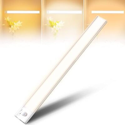 AiQInu Luz LED para Armario - SENSOR LED-01 - Brillo ajustable y sensor de movimiento AiQInu Luz LED para Armario - SENSOR LED-01 - Brillo ajustable y sensor de movimiento