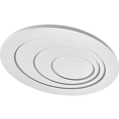 OSRAM Plafón ORBIS SPIRAL OVAL 720mm, blanco, 63W, 5000lm, color de luz blanco cálido, distribución efectiva de la luz directa, larga duración, módulo LED no reemplazable, ovalado, IP20, 3000K. OSRAM Plafón ORBIS SPIRAL OVAL 720mm, blanco, 63W, 5000lm, color de luz blanco cálido, distribución efectiva de la luz directa, larga duración, módulo LED no reemplazable, ovalado, IP20, 3000K.