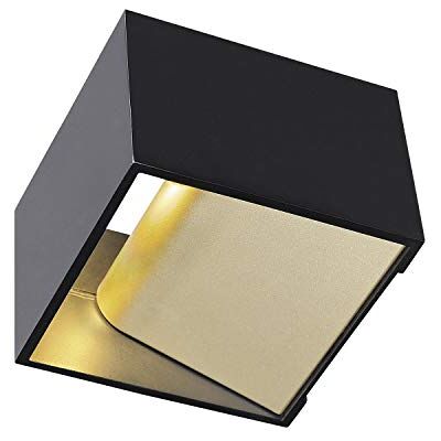 SLV luminaria de superficie de pared LOGS IN/Iluminación de pared de interior, proyector de pared / 2000-3000K 11 W 430lm negro regulable SLV luminaria de superficie de pared LOGS IN/Iluminación de pared de interior, proyector de pared / 2000-3000K 11 W 430lm negro regulable