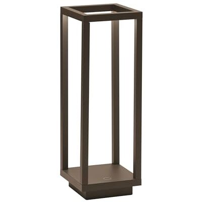 Zafferano , Home Pro, Lámpara de Mesa Recargable e Inalámbrica con Control Táctil, Adecuada para Interior y Exterior, Atenuador, 3000 K, Altura 29,4 cm, Color Corten Zafferano , Home Pro, Lámpara de Mesa Recargable e Inalámbrica con Control Táctil, Adecuada para Interior y Exterior, Atenuador, 3000 K, Altura 29,4 cm, Color Corten