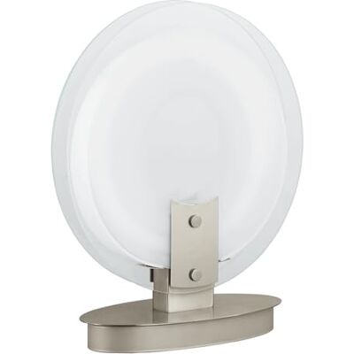 Eglo lámpara de mesa New Age, lámpara de noche, acero níquel mate Eglo lámpara de mesa New Age, lámpara de noche, acero níquel mate