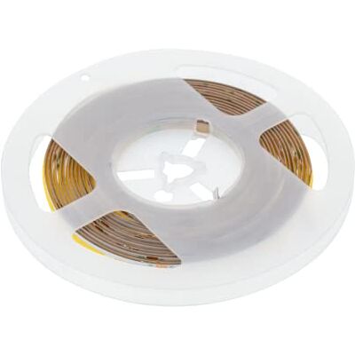 GTV Tira LED COB de 12 V, 5 m, luz blanca fría, 6500 K, 830 lm/m, 1600 LED, 8 mm, 21 W/5 m, línea de luz uniforme, IP20 para interiores, tira de iluminación para viviendas, comercios GTV Tira LED COB de 12 V, 5 m, luz blanca fría, 6500 K, 830 lm/m, 1600 LED, 8 mm, 21 W/5 m, línea de luz uniforme, IP20 para interiores, tira de iluminación para viviendas, comercios