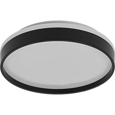 OSRAM ORBIS Gisela luz de techo LED 300mm, 16W, 3000K blanco cálido, Negro, Metal con anillo de plástico, IP20 OSRAM ORBIS Gisela luz de techo LED 300mm, 16W, 3000K blanco cálido, Negro, Metal con anillo de plástico, IP20