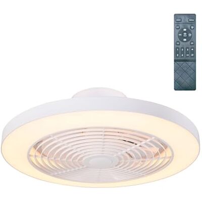 wonderlamp - Ventilador de techo con luz LED Alvora, Doble Iluminación RGB, Control Remoto, 5 Velocidades, Compatible con App Tuya Smart, Ideal para Habitaciones Gamer, 35W, 3000Lm, 165cm altura wonderlamp - Ventilador de techo con luz LED Alvora, Doble Iluminación RGB, Control Remoto, 5 Velocidades, Compatible con App Tuya Smart, Ideal para Habitaciones Gamer, 35W, 3000Lm, 165cm altura