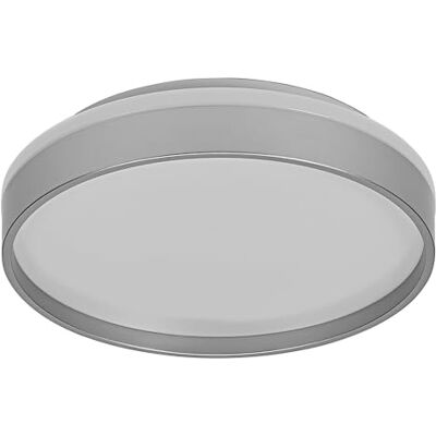 OSRAM ORBIS Gisela luz de techo LED 300mm, 16W, 3000K blanco cálido, Plata, Metal con anillo de plástico, IP20 OSRAM ORBIS Gisela luz de techo LED 300mm, 16W, 3000K blanco cálido, Plata, Metal con anillo de plástico, IP20