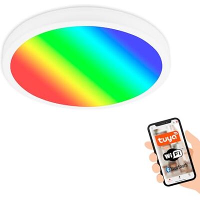 BRILO Panel LED RGBW inteligente - 27 cm, 20W, 100lm - LED Panel BRILO Panel LED RGBW inteligente - 27 cm, 20W, 100lm - LED Panel