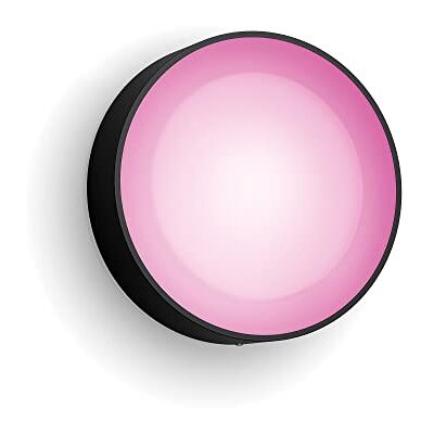 Philips -Lámpara LED inteligente de exterior Daylo, aplique inteligente 15W-1060 lúmenes, Luz Blanca y de Colores, compatible con Amazon Alexa y Google Assistant, protección IP44,negro Philips -Lámpara LED inteligente de exterior Daylo, aplique inteligente 15W-1060 lúmenes, Luz Blanca y de Colores, compatible con Amazon Alexa y Google Assistant, protección IP44,negro