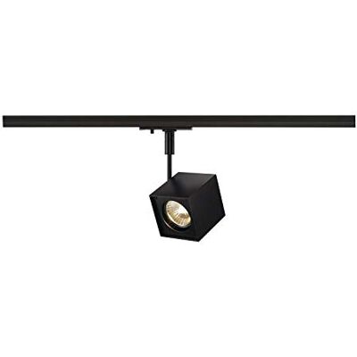 SLV Negro monofásico Altra Dice, Foco led, proyector, luminaria de Techo, Sistema de Carril, iluminación de Interior / GU10 50 W SLV Negro monofásico Altra Dice, Foco led, proyector, luminaria de Techo, Sistema de Carril, iluminación de Interior / GU10 50 W