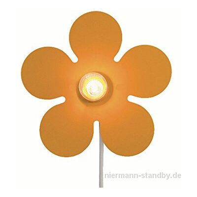 Niermann Standby Lámpara de pared, diseño flor feliz, color maisgelb Niermann Standby Lámpara de pared, diseño flor feliz, color maisgelb