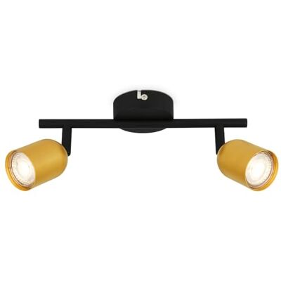 Briloner Contemporáneo Tabo - Foco ajustable - Metal y oro Briloner Contemporáneo Tabo - Foco ajustable - Metal y oro