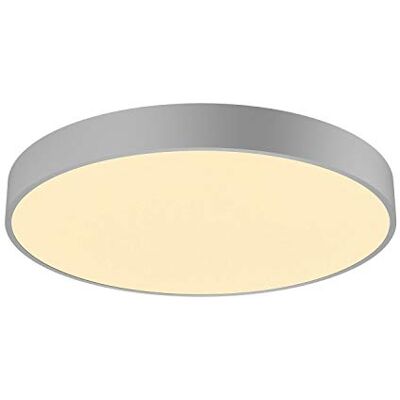 SLV luminaria de superficie de pared y techo MEDO 60 CW AMBIENT/Iluminación de interior de techo y pared, proyector de techo / 3000/4000 K 40 W 4470/4870 lm gris regulable 105 grados SLV luminaria de superficie de pared y techo MEDO 60 CW AMBIENT/Iluminación de interior de techo y pared, proyector de techo / 3000/4000 K 40 W 4470/4870 lm gris regulable 105 grados