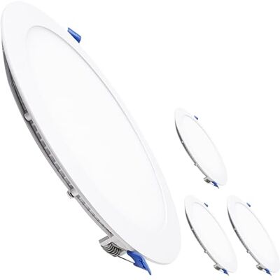 LED ATOMANT 4x Downlight LED Empotrable Corte 200mm 20W CCT 3000-6500K Diametro 220mm, Con Selector de color CCT, 2100 Lumenes, Driver incluido LED ATOMANT 4x Downlight LED Empotrable Corte 200mm 20W CCT 3000-6500K Diametro 220mm, Con Selector de color CCT, 2100 Lumenes, Driver incluido