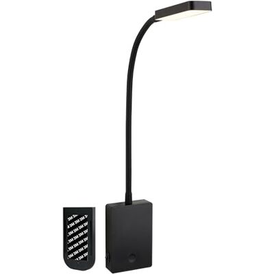 Briloner Aplique pared sin cable con batería recargable, táctil, luz blanca cálida, apliques dormitorio, lampara pared, 6x3x50 cm, negro Briloner Aplique pared sin cable con batería recargable, táctil, luz blanca cálida, apliques dormitorio, lampara pared, 6x3x50 cm, negro