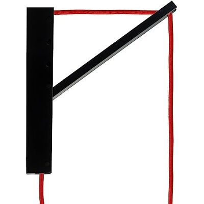Creative Soporte para lámparas Pinocchio, Soporte de Pared de Madera orientable para lámparas Colgantes -Color negro, ideal para espacios reducidos Creative Soporte para lámparas Pinocchio, Soporte de Pared de Madera orientable para lámparas Colgantes -Color negro, ideal para espacios reducidos