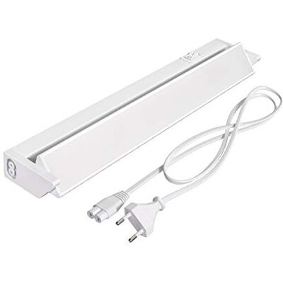 ledscom.de Lámpara LED bajo el armario LIWO 35cm, con cable de conexión, orientable, 538lm, blanco ledscom.de Lámpara LED bajo el armario LIWO 35cm, con cable de conexión, orientable, 538lm, blanco