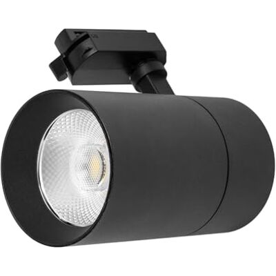 Blaupunkt Vision Foco trifásico (30 W, 3000-5700 K), intensidad regulable, sin parpadeos, alto índice de reproducción cromática (> 90), color negro Blaupunkt Vision Foco trifásico (30 W, 3000-5700 K), intensidad regulable, sin parpadeos, alto índice de reproducción cromática (> 90), color negro