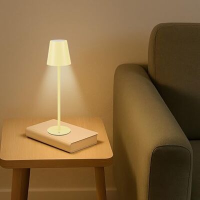 BEPER Lámpara de mesa recargable, luz LED inalámbrica, intensidad regulable, lámpara de mesita de noche, conexión USB incluida: portátil para escritorio, mesita de noche o exterior. BEPER Lámpara de mesa recargable, luz LED inalámbrica, intensidad regulable, lámpara de mesita de noche, conexión USB incluida: portátil para escritorio, mesita de noche o exterior.
