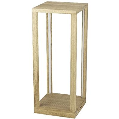 Homemania Lámpara de Mesa Cubos, Escritorio, Oficina, Mesilla de Noche, Acrílico, Madera, 25 x 25 x 61,5 Homemania Lámpara de Mesa Cubos, Escritorio, Oficina, Mesilla de Noche, Acrílico, Madera, 25 x 25 x 61,5