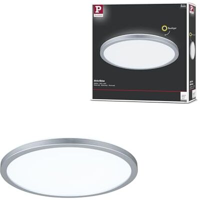 Paulmann Panel LED Atria Shine 293mm redondo incl. 1x16 W luz diurna blanco cromo mate plafón de plástico 4000 K Paulmann Panel LED Atria Shine 293mm redondo incl. 1x16 W luz diurna blanco cromo mate plafón de plástico 4000 K