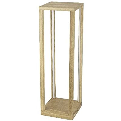 Homemania Lámpara de Mesa Cubos, Escritorio, Oficina, Mesilla de Noche, Acrílico, Madera, 81.5 x 25 x 25 Homemania Lámpara de Mesa Cubos, Escritorio, Oficina, Mesilla de Noche, Acrílico, Madera, 81.5 x 25 x 25