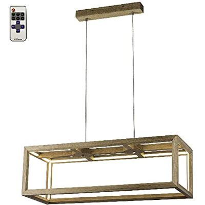 Homemania Lámpara de Suspensión Cubos, Araña Techo, Acrílico, Madera, 87 x 27 x 122 Homemania Lámpara de Suspensión Cubos, Araña Techo, Acrílico, Madera, 87 x 27 x 122