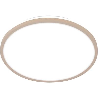 Briloner Lampara techo LED con luz indirecta, luz blanca neutra, 15W, 1500lm, plafon techo, lamparas salon, plafones, 28x4,2 cm, beige Briloner Lampara techo LED con luz indirecta, luz blanca neutra, 15W, 1500lm, plafon techo, lamparas salon, plafones, 28x4,2 cm, beige