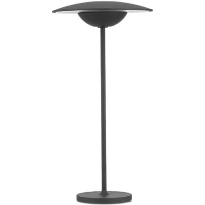 REV Tower Lámpara de mesa LED inalámbrica, lámpara de mesita de noche, regulable, altura de 38 cm, 200 lm, 2 W, batería de 4000 mAh, color negro REV Tower Lámpara de mesa LED inalámbrica, lámpara de mesita de noche, regulable, altura de 38 cm, 200 lm, 2 W, batería de 4000 mAh, color negro