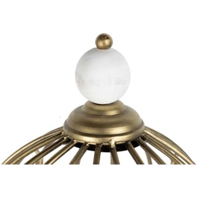 AlexandreHouse LAMPARA DE PIE BOLAS METAL MADERA 50x30x165 CM AlexandreHouse LAMPARA DE PIE BOLAS METAL MADERA 50x30x165 CM